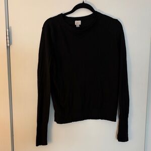a new day Women's Black Crew Neck Sweater